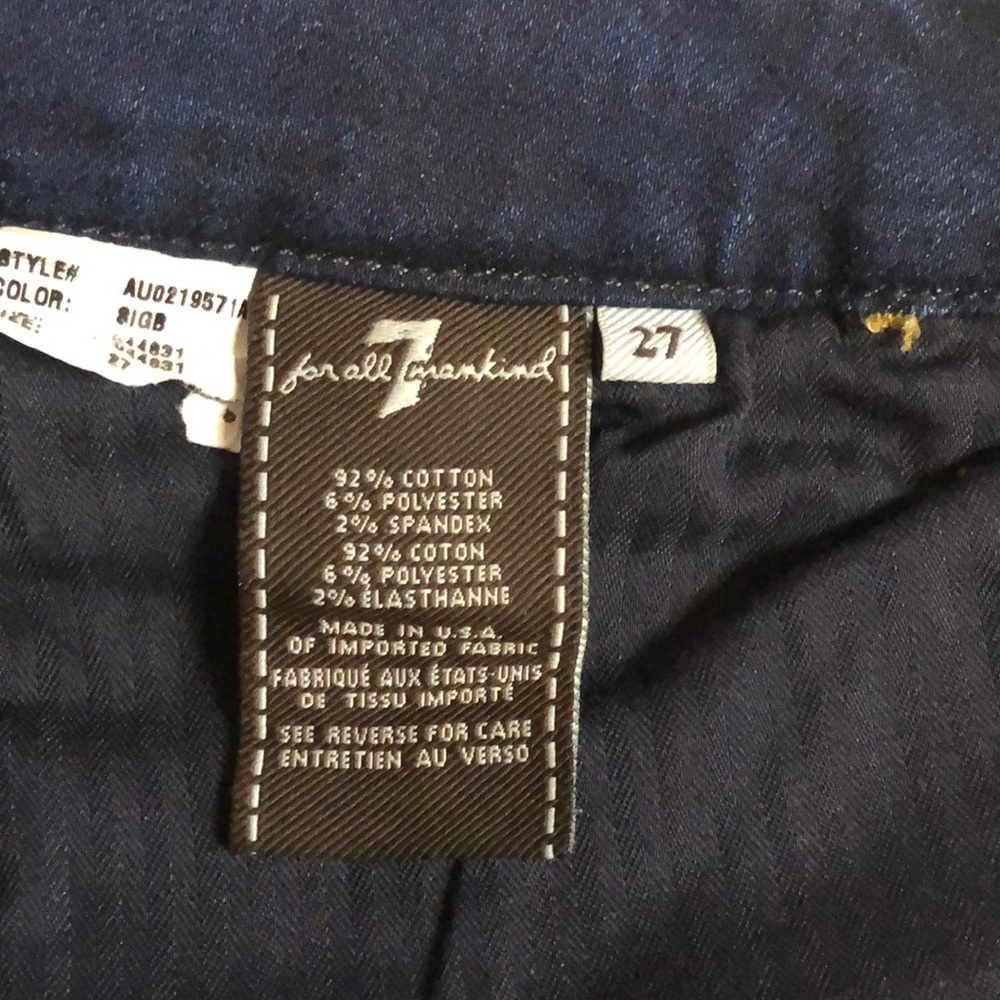 7 FAMK The Skinny Bootcut Jeans Size 27 B1-01 - Picture 5 of 9